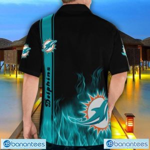 Miami Dolphins Flame Designs 3D Hawaiian Shirt Special Gift For Fans Product Photo 2