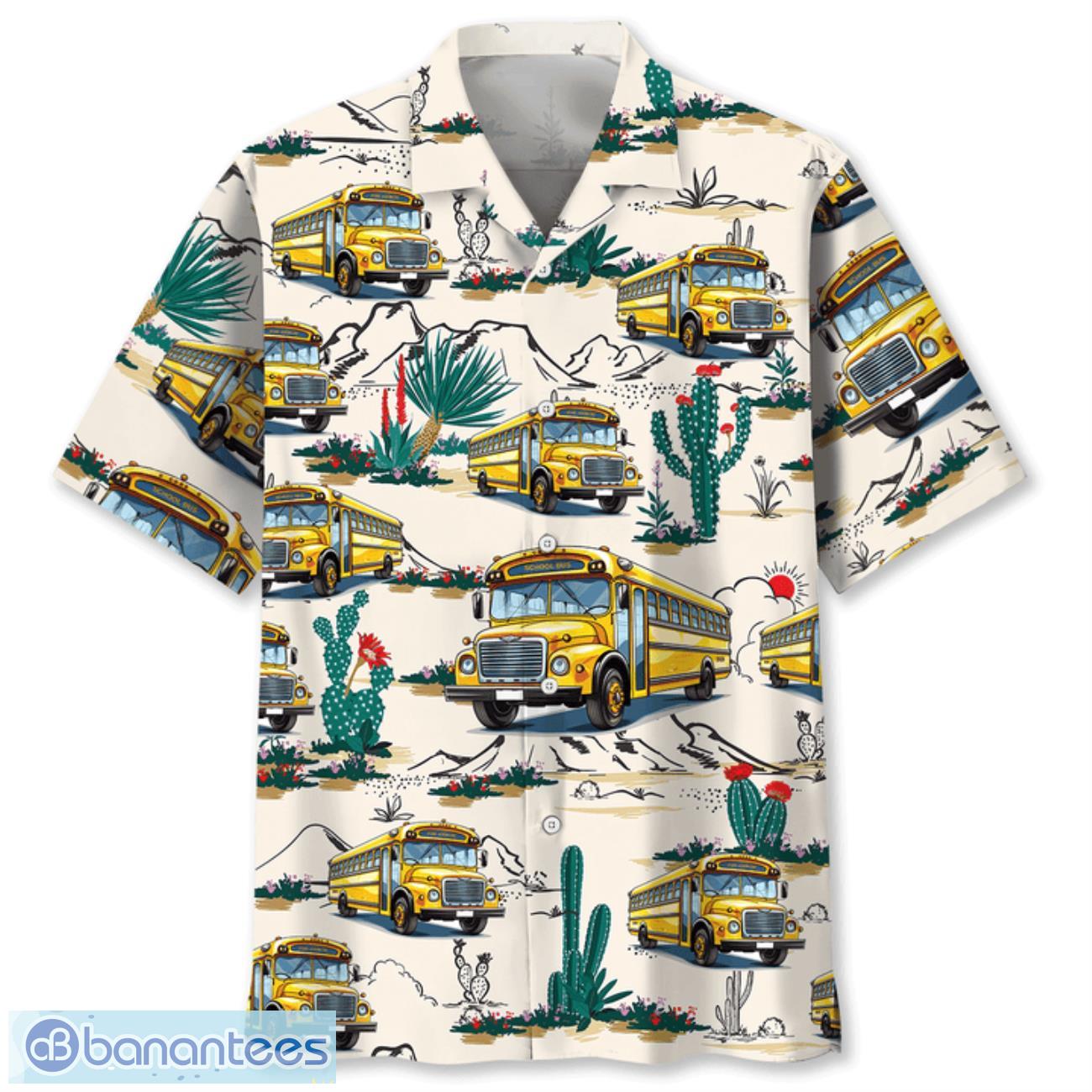 funny school bus desert aloha 3d hawaiian shirt summer gift for men and women 1 image Funny School Bus Desert Aloha 3D Hawaiian Shirt Summer Gift For Men and Women Product Photo 2