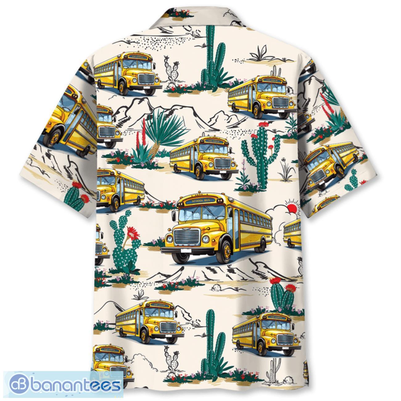 funny school bus desert aloha 3d hawaiian shirt summer gift for men and women image Funny School Bus Desert Aloha 3D Hawaiian Shirt Summer Gift For Men and Women Product Photo 1
