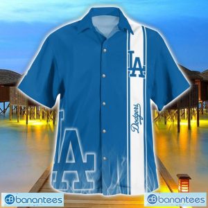 Los Angeles Dodgers Flame Designs 3D Hawaiian Shirt Special Gift For Fans Product Photo 1