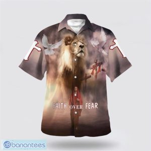 Jesus Walk On The Water Faith Over Fear Hawaiian Shirt Summer Gift For Men And Women Product Photo 1