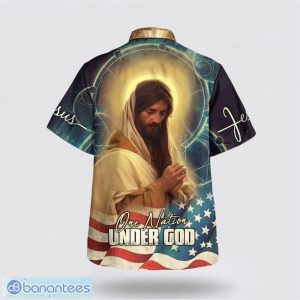 Jesus Pray One Nation Under God Hawaiian Shirt Summer Gift For Men And Women Product Photo 2