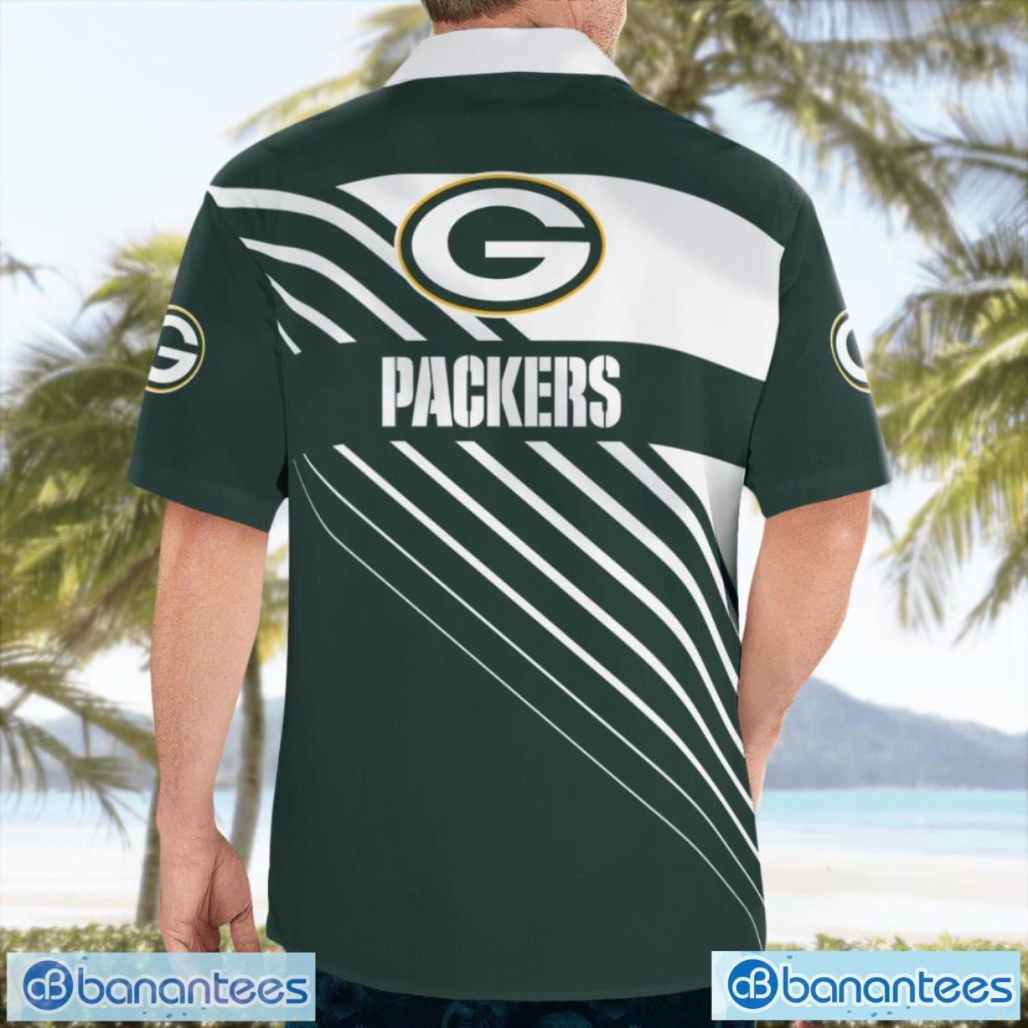 green bay packershawaii shirt 3d full printed beach shirt for men and women 1 image Green Bay PackersHawaii Shirt 3D Full Printed Beach Shirt For Men And Women Product Photo 2