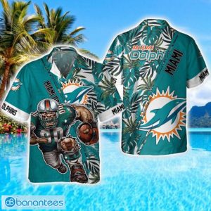 Miami Dolphins Mascot Team 3D Hawaiian Shirt Sport Fans Summer Gift Product Photo 1