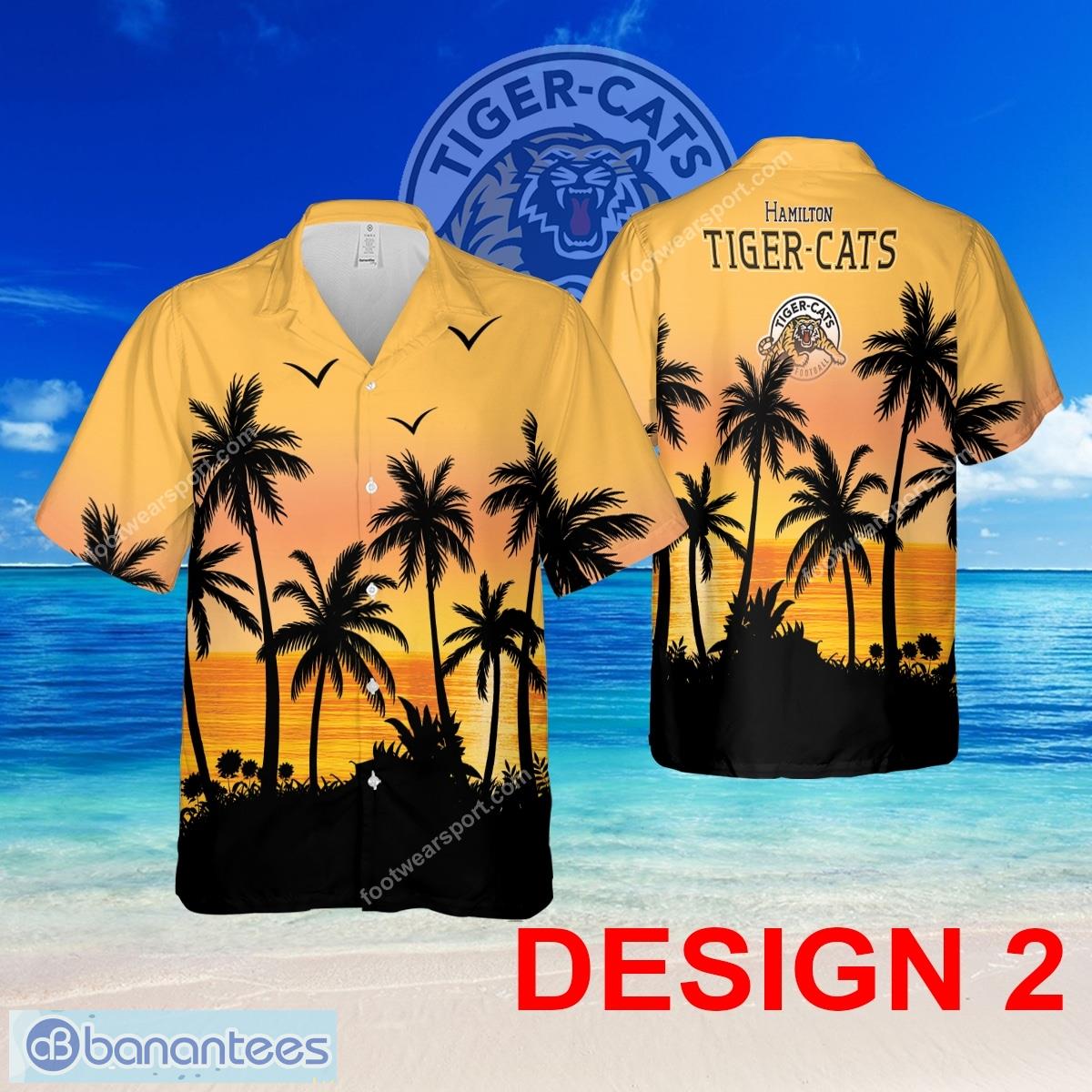hamilton tiger cats aloha hawaiian shirt pattern coconut tree for beach 1 image Hamilton Tiger Cats Aloha Hawaiian Shirt Pattern Coconut Tree For Beach - Design 2 CFL Hamilton Tiger Cats Hawaiian Shirt Tree Pattern