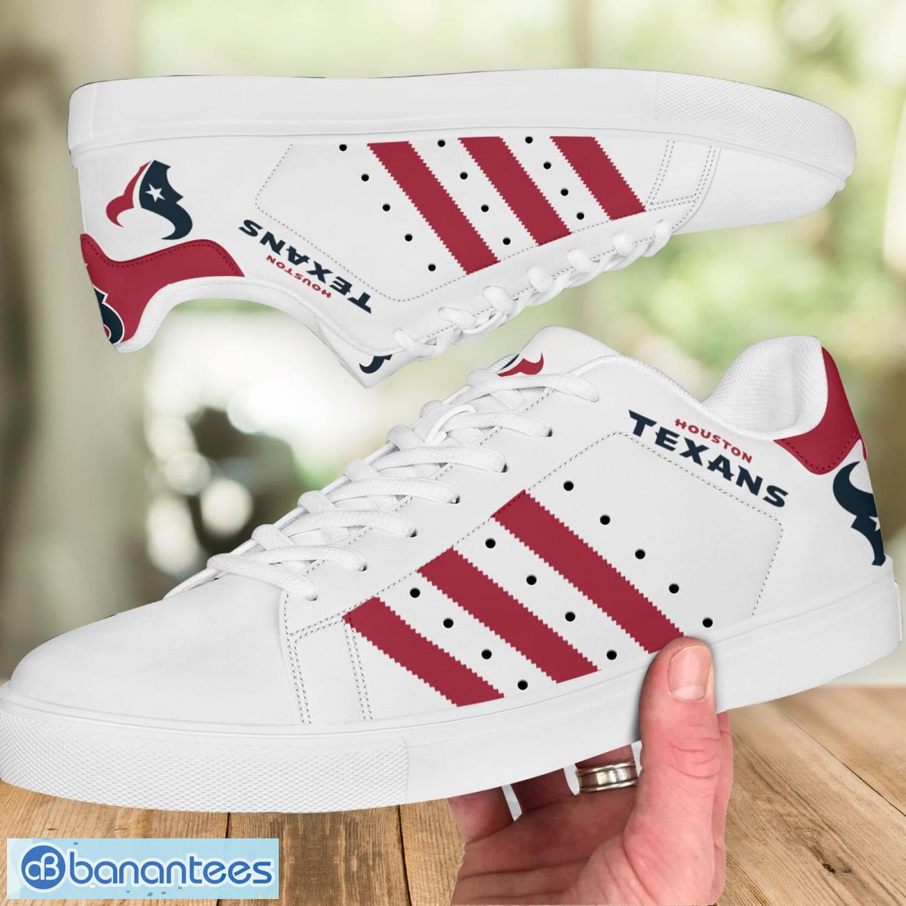 houston texans team shoes low top skate shoes for men and women 1 image Houston Texans Team Shoes Low Top Skate Shoes For Men And Women Product Photo 2
