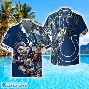 Indianapolis Colts Mascot Team 3D Hawaiian Shirt Sport Fans Summer Gift Product Photo 1