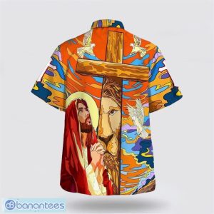 Jesus Prayer Lion Cross Hawaiian Shirt Summer Gift For Men And Women Product Photo 2