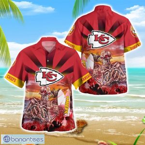 Kansas City Chiefs Tropical Hawaiian Shirt Summer Gift Beach Shirt Men Women Shirt Product Photo 1