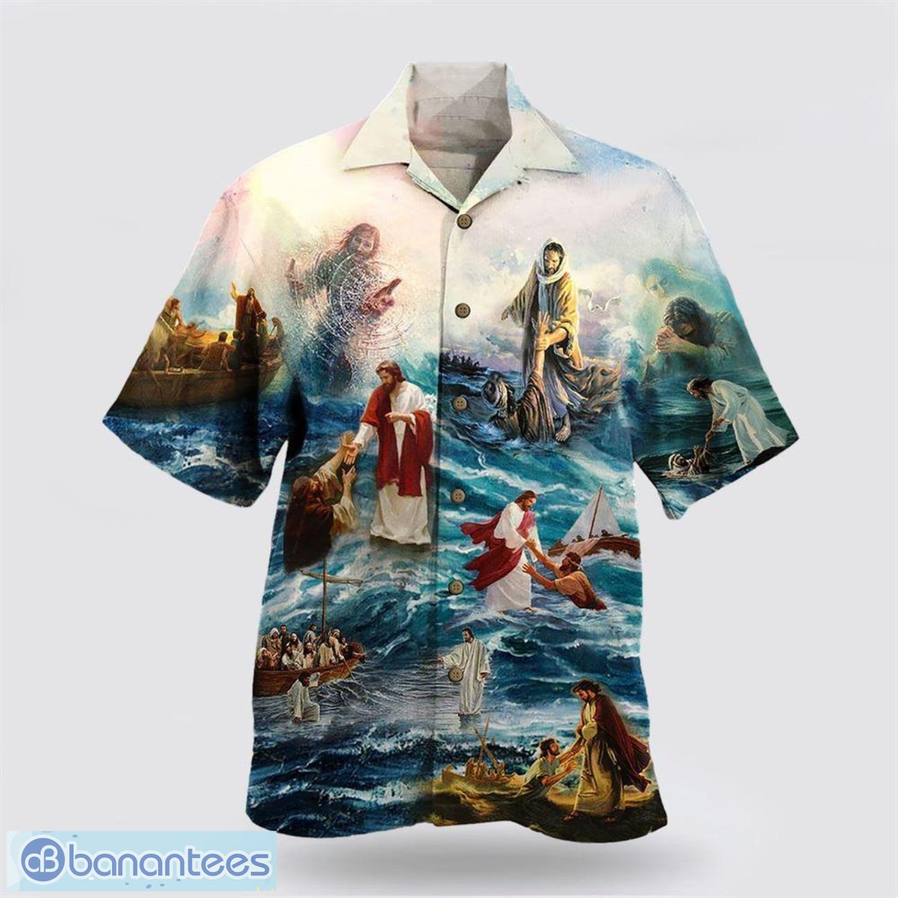jesus saved my life christian hawaiian shirt summer gift for men and women image Jesus Saved My Life Christian Hawaiian Shirt Summer Gift For Men And Women Product Photo 1