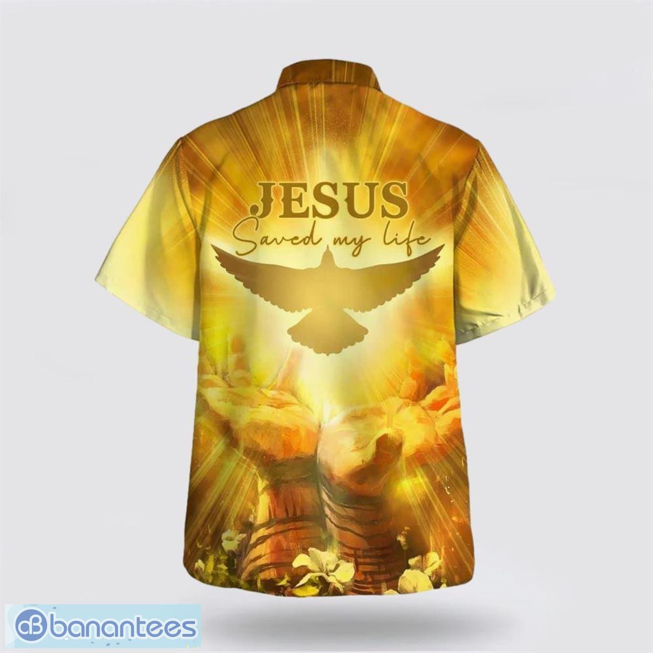 jesus saved my life hawaiian shirt holiday summer gift 1 image Jesus Saved My Life Hawaiian Shirt Holiday Summer Gift Product Photo 2