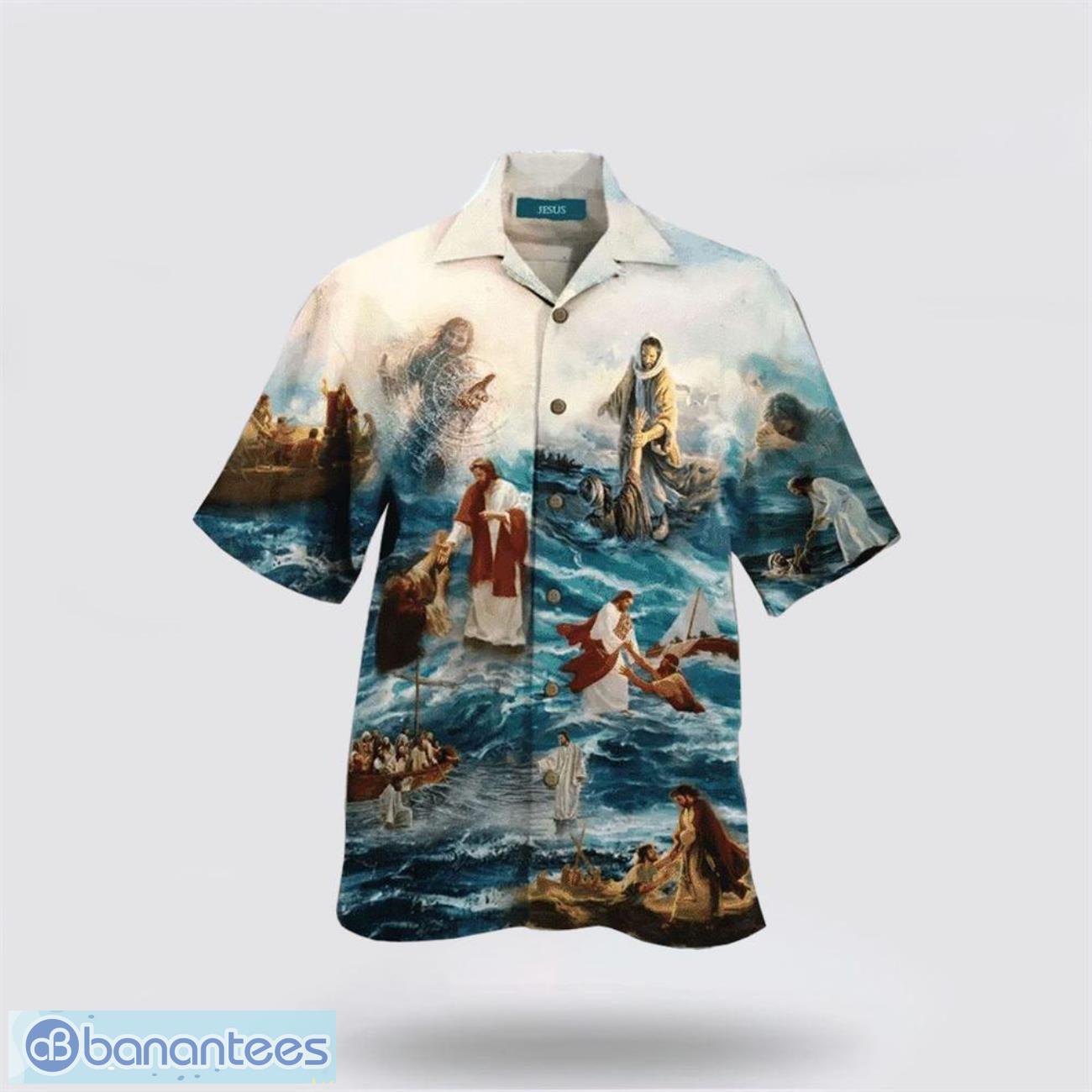 jesus saved my life jesus hawaiian shirt holiday summer gift image Jesus Saved My Life Jesus Hawaiian Shirt Holiday Summer Gift Product Photo 1