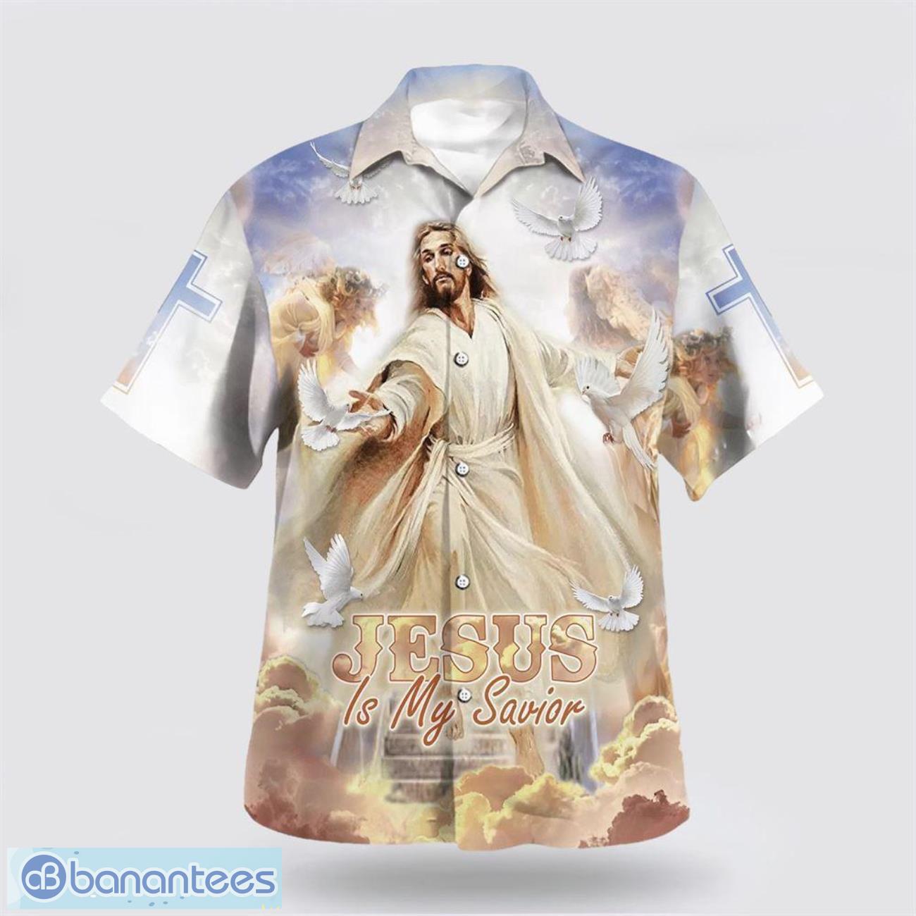 jesus stretched out his hand jesus is my savior hawaiian shirt summer gift for men and women image Jesus Stretched Out His Hand Jesus Is My Savior Hawaiian Shirt Summer Gift For Men And Women Product Photo 1