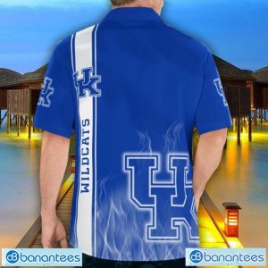 Kentucky Wildcats Flame Designs 3D Hawaiian Shirt Special Gift For Fans Product Photo 2