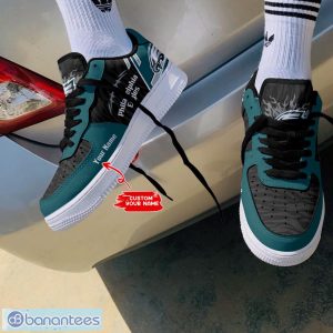 Philadelphia Eagles Custom Name 3D Air Force Shoes AF1 Shoes Personalized Sneakers For Fans Product Photo 2