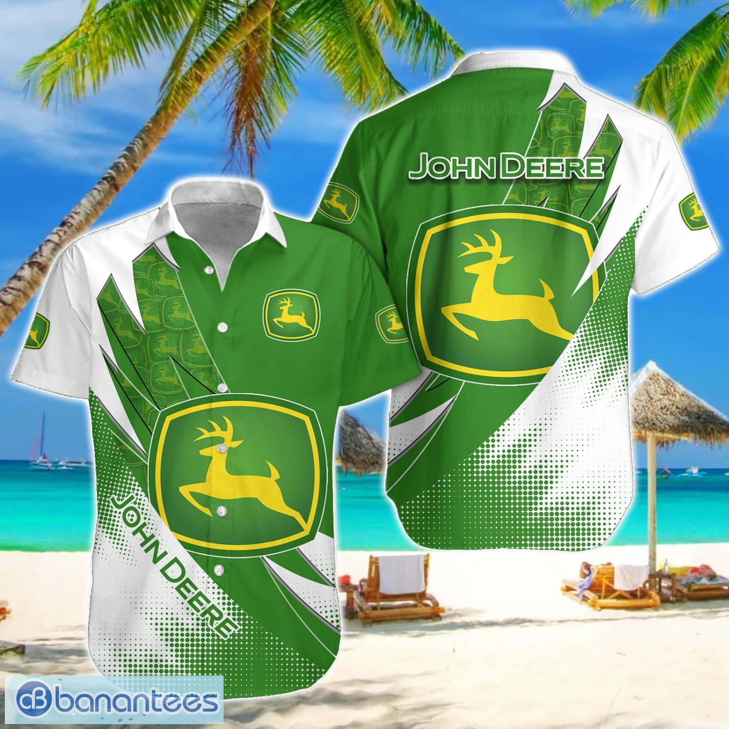 John Deere 3D Printing Hawaiian Shirt For Men And Women Beach Shirt Summer Gift Product Photo 1