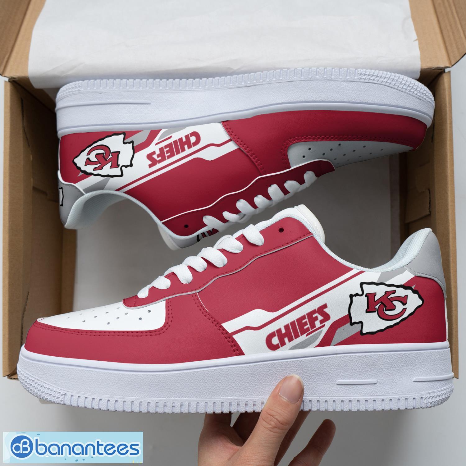 kansas city chiefs 3d air force shoes af1 shoes great gift men and women sneakers image Kansas City Chiefs 3D Air Force Shoes AF1 Shoes Great Gift Men And Women Sneakers Product Photo 1