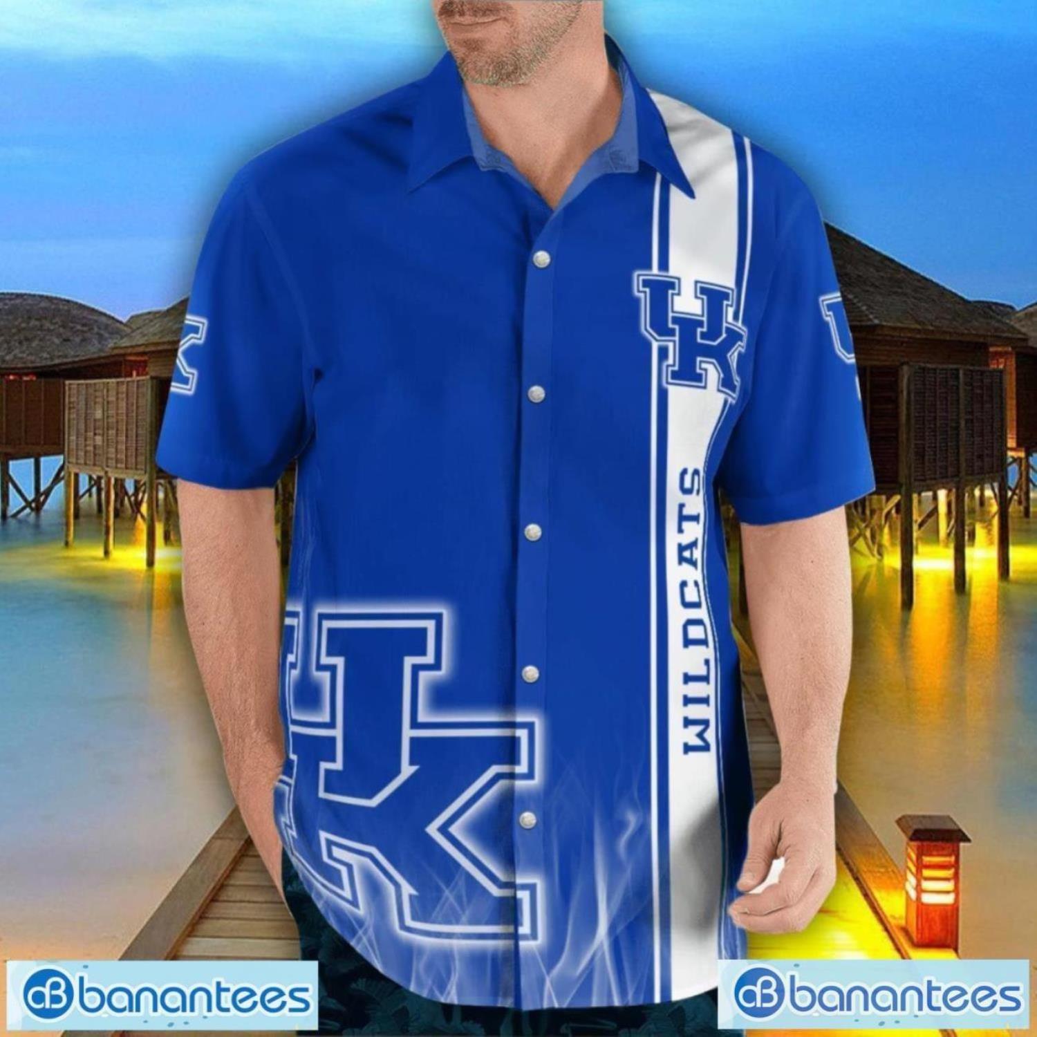Kentucky Wildcats Flame Designs 3D Hawaiian Shirt Special Gift For Fans Kentucky Wildcats Flame Designs 3D Hawaiian Shirt Special Gift For Fans Product Photo 3