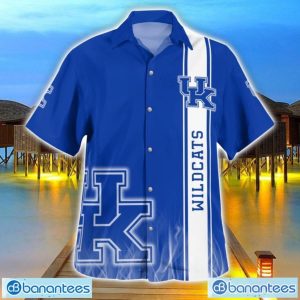 Kentucky Wildcats Flame Designs 3D Hawaiian Shirt Special Gift For Fans Product Photo 1