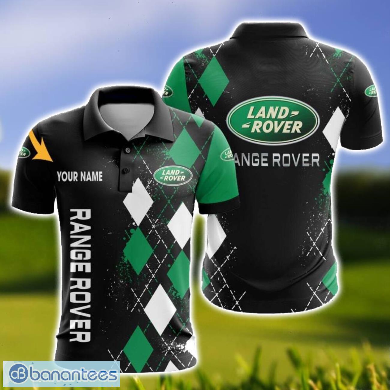 land rover caro and logo 3d polo shirt for men limited custom name image Land Rover Caro And Logo 3D Polo Shirt For Men Limited Custom Name Product Photo 1