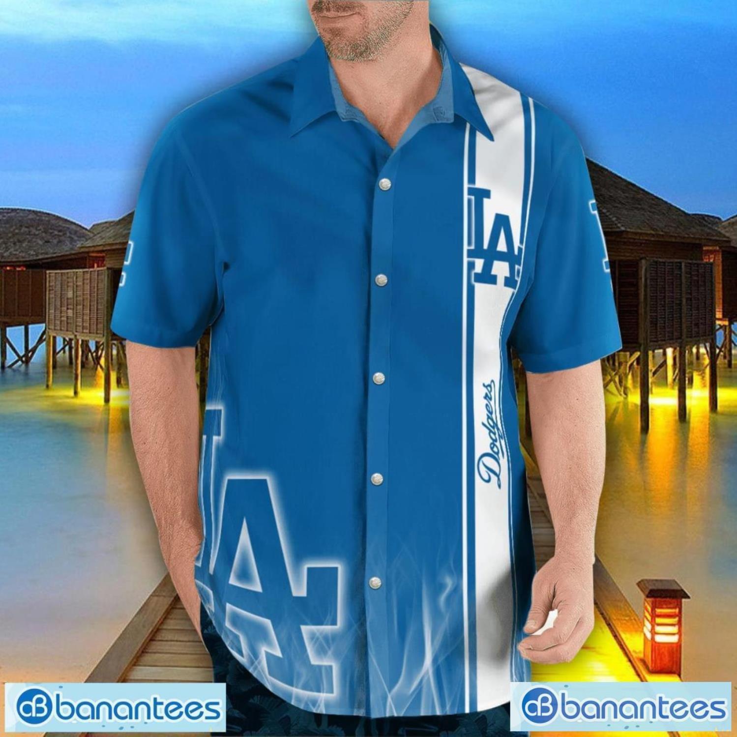 Los Angeles Dodgers Flame Designs 3D Hawaiian Shirt Special Gift For Fans Los Angeles Dodgers Flame Designs 3D Hawaiian Shirt Special Gift For Fans Product Photo 3