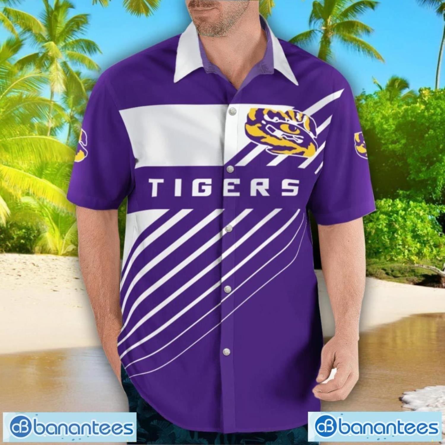 LSU TigersHawaii Shirt 3D Full Printed Beach Shirt For Men And Women LSU TigersHawaii Shirt 3D Full Printed Beach Shirt For Men And Women Product Photo 4