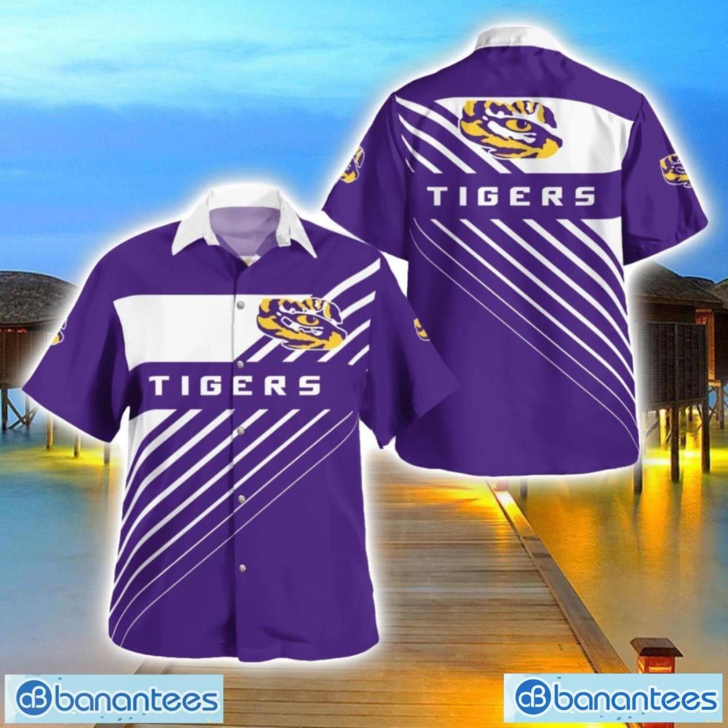 lsu tigershawaii shirt 3d full printed beach shirt for men and women image LSU TigersHawaii Shirt 3D Full Printed Beach Shirt For Men And Women Product Photo 1