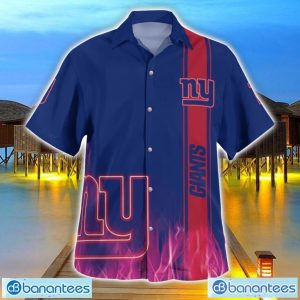 New York Giants Flame Designs 3D Hawaiian Shirt Special Gift For Fans Product Photo 1