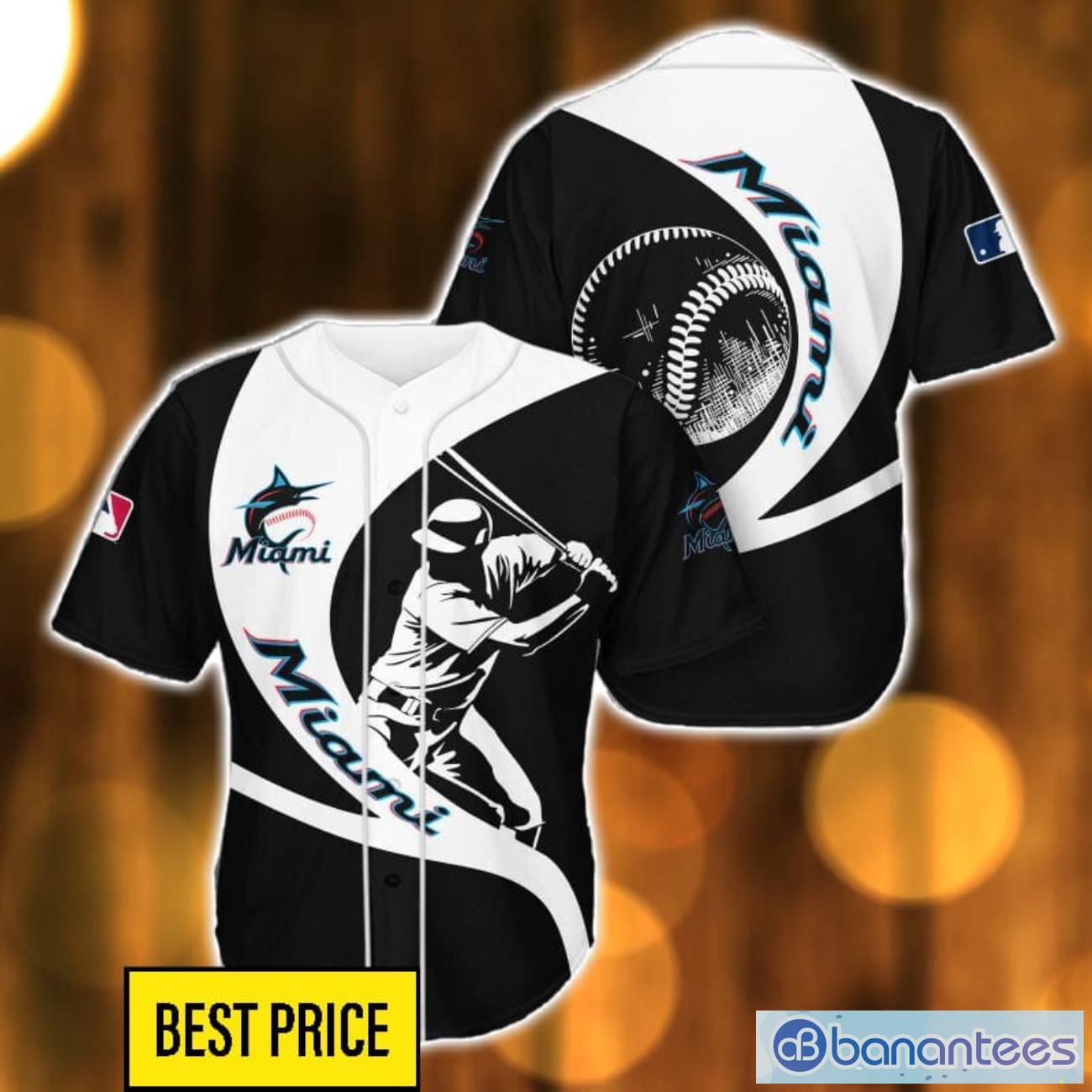 Miami Marlins 3D Baseball Jersey Shirt Team Gift For Men And Women Miami Marlins 3D Baseball Jersey Shirt Team Gift For Men And Women Product Photo 1
