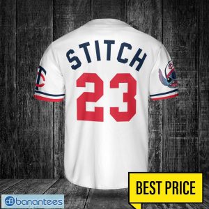 Minnesota Twins Lilo and Stitch White Baseball Jersey Shirt For Stitch Lover Custom Name Number Product Photo 3