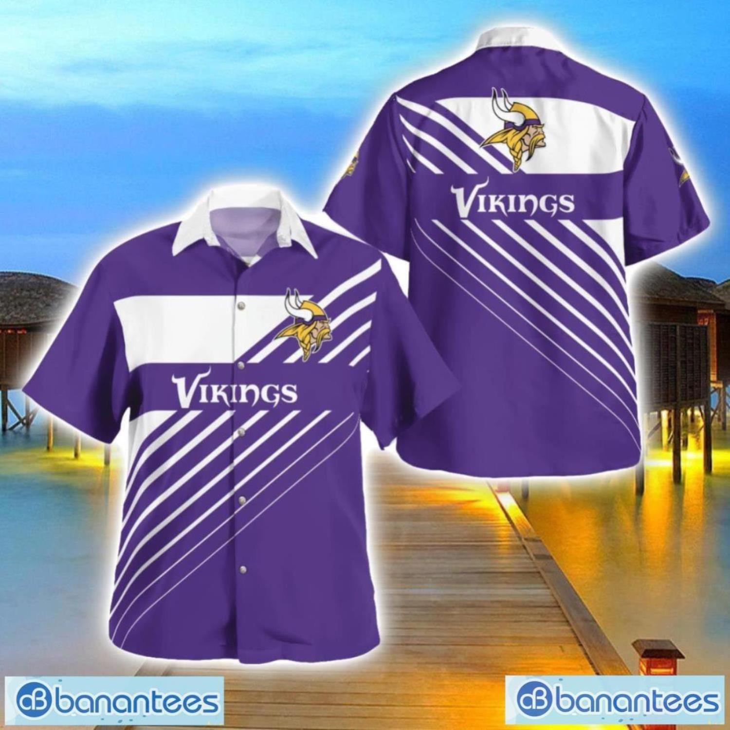 minnesota vikingshawaii shirt 3d full printed beach shirt for men and women image Minnesota VikingsHawaii Shirt 3D Full Printed Beach Shirt For Men And Women Product Photo 1