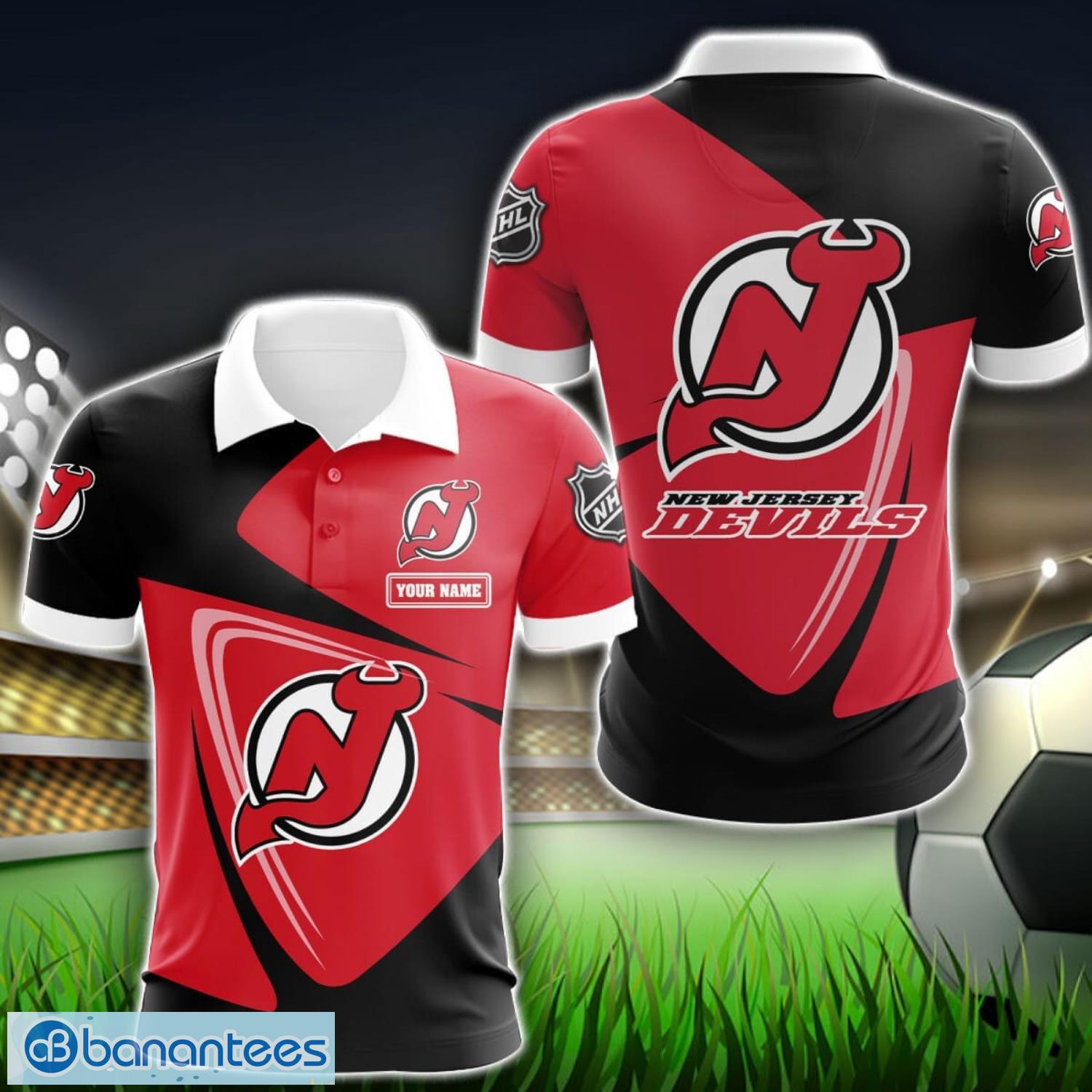 new jersey devils big logo team 3d polo shirt sport gift for men women image New Jersey Devils Big Logo Team 3D Polo Shirt Sport Gift For Men Women Product Photo 1