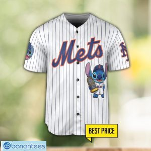 New York Mets Lilo And Stitch 3D Baseball Jersey Shirt Custom Name And Number Product Photo 2
