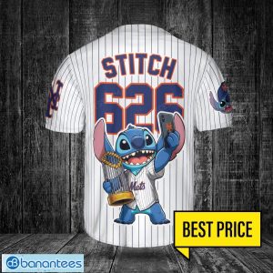 New York Mets Lilo And Stitch 3D Baseball Jersey Shirt Custom Name And Number Product Photo 3