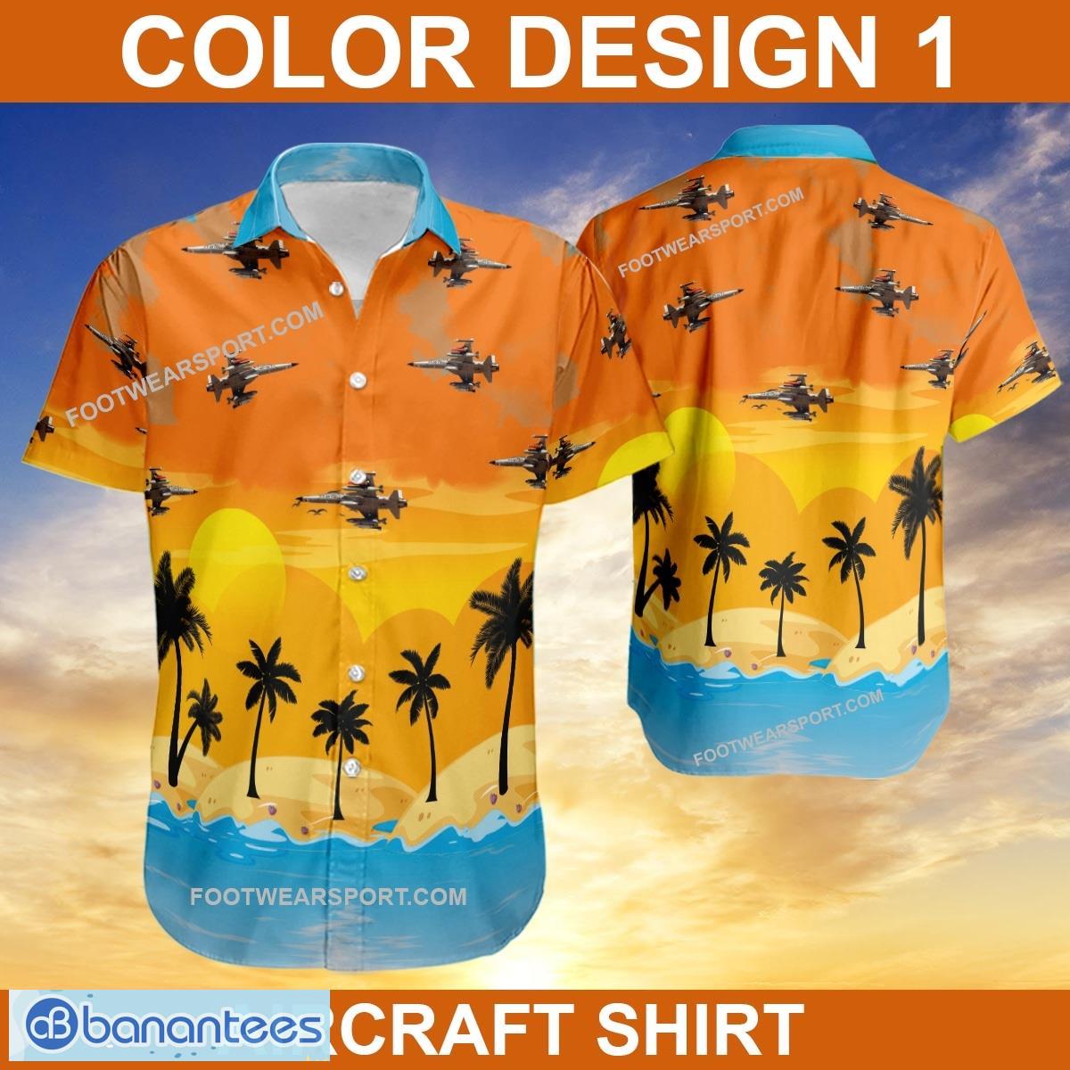 Northrop F-5 F5 Aircaft Hawaiian Shirt Color Limited Edition - Northrop F-5 F5 Aircraft Hawaiian Shirt Style 1