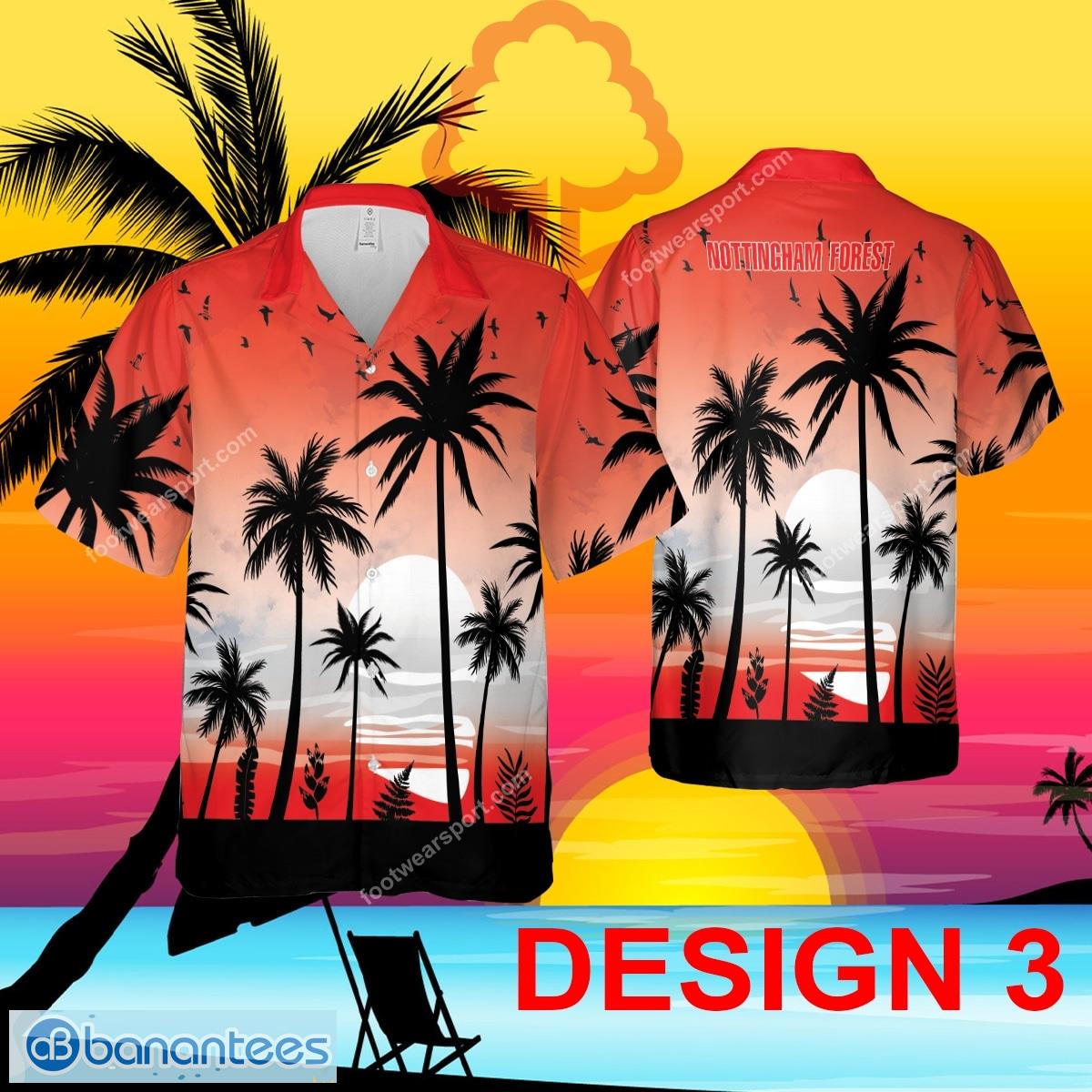 Nottingham Forest Aloha Hawaiian Shirt Pattern Coconut Tree Special ...
