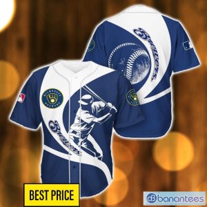 Milwaukee Brewers 3D Baseball Jersey Shirt Team Gift For Men And Women Product Photo 1