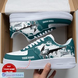 Philadelphia Eagles Custom Name Air Force Shoes AF1 Shoes Sneakers Design Trend Limited For Fans Product Photo 1
