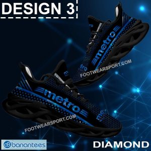 Metro By T Mobile Max Soul Shoes Gold, Diamond, Silver All Over Print Innovative Sport Sneaker Gift - Brand Metro By T Mobile Max Soul Shoes style 3