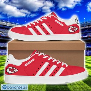 Kansas City Chiefs Low Top Skate Shoes For Men And Women Red Shoes Product Photo 1