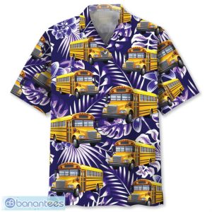 Tropical School Bus Aloha 3D Hawaiian Shirt Summer Gift For Men and Women Product Photo 2