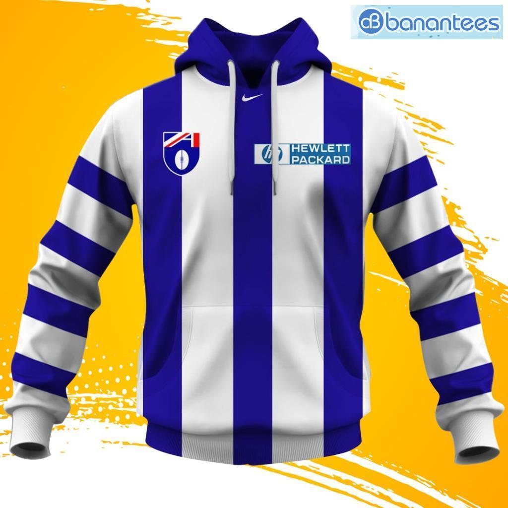 Personalized North Melbourne Football Club Vintage Retro Afl Hoodie 3D All Over Printed Gift For Big Fans Product Photo 1