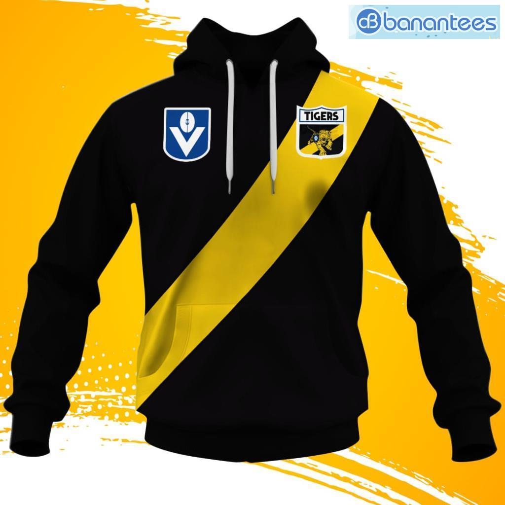 Personalized Richmond Football Club Vintage Retro Afl Hoodie 3D All Over Printed Gift For Big Fans Product Photo 1