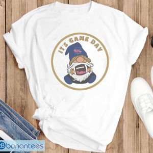 Philadelphia Phillies Gnome It's Game Day Pattern Merry Christmas T Shirt Product Photo 3