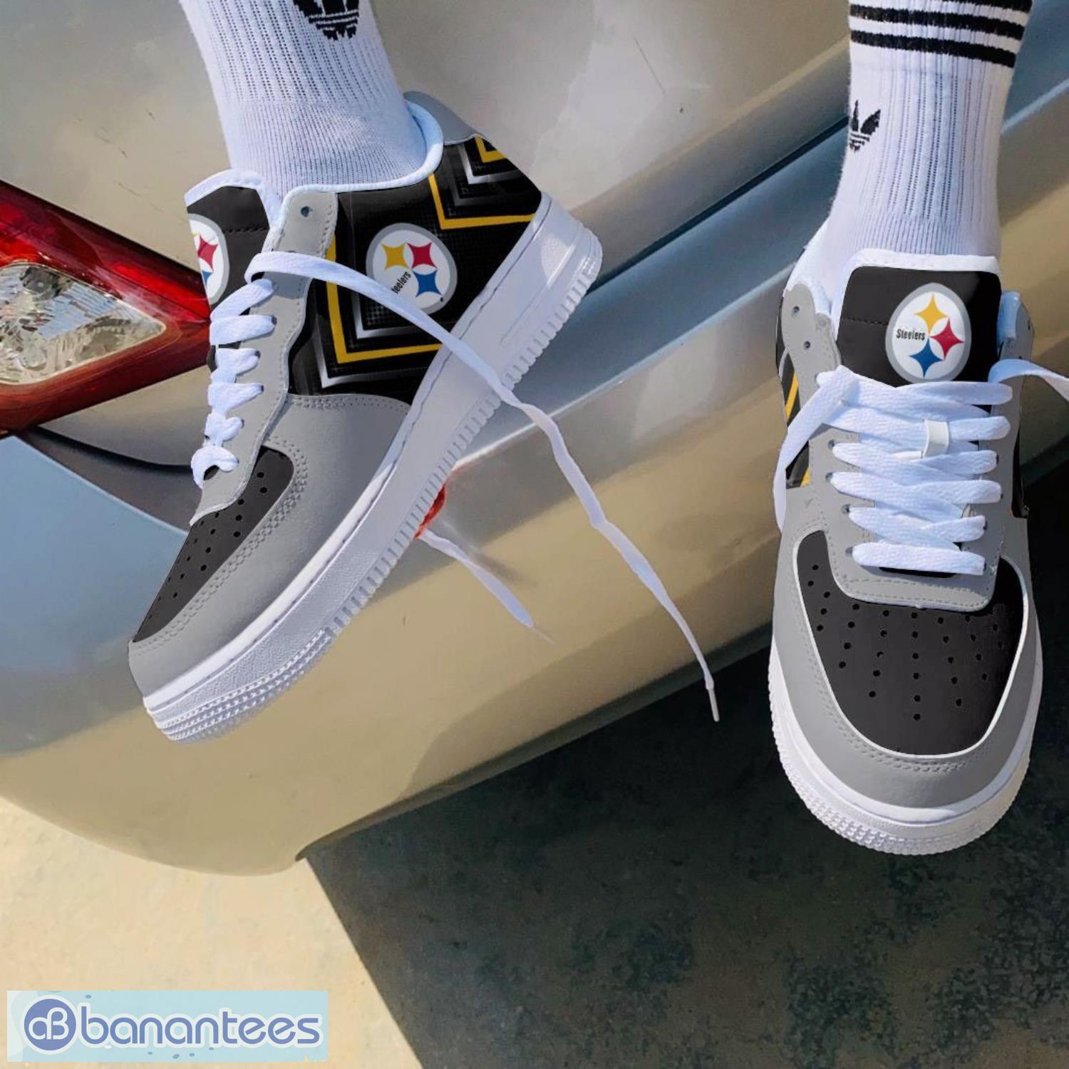 pittsburgh steelers air force 1 shoes unique sport season gift men women sneakers 1 image Pittsburgh Steelers Air Force 1 Shoes Unique Sport Season Gift Men Women Sneakers Product Photo 2