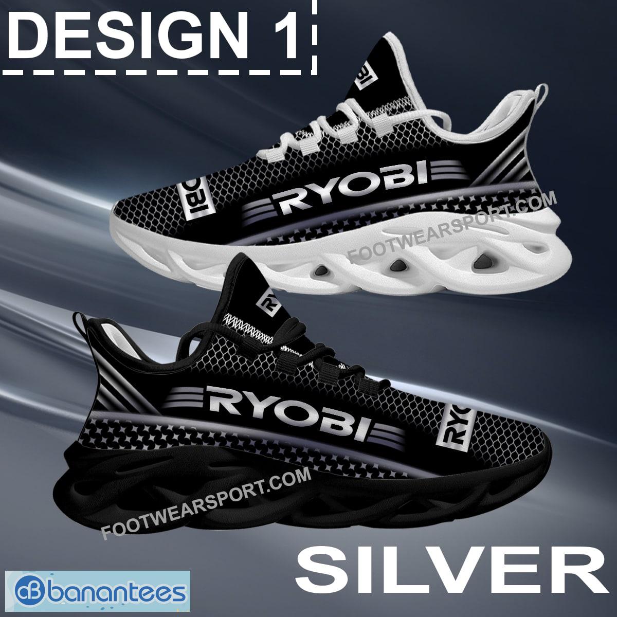 Power Tools Ryobi Max Soul Shoes Gold, Diamond, Silver All Over Print Style Sport Sneaker Gift - Brand Power Tools Ryobi Max Soul Shoes Style 1
