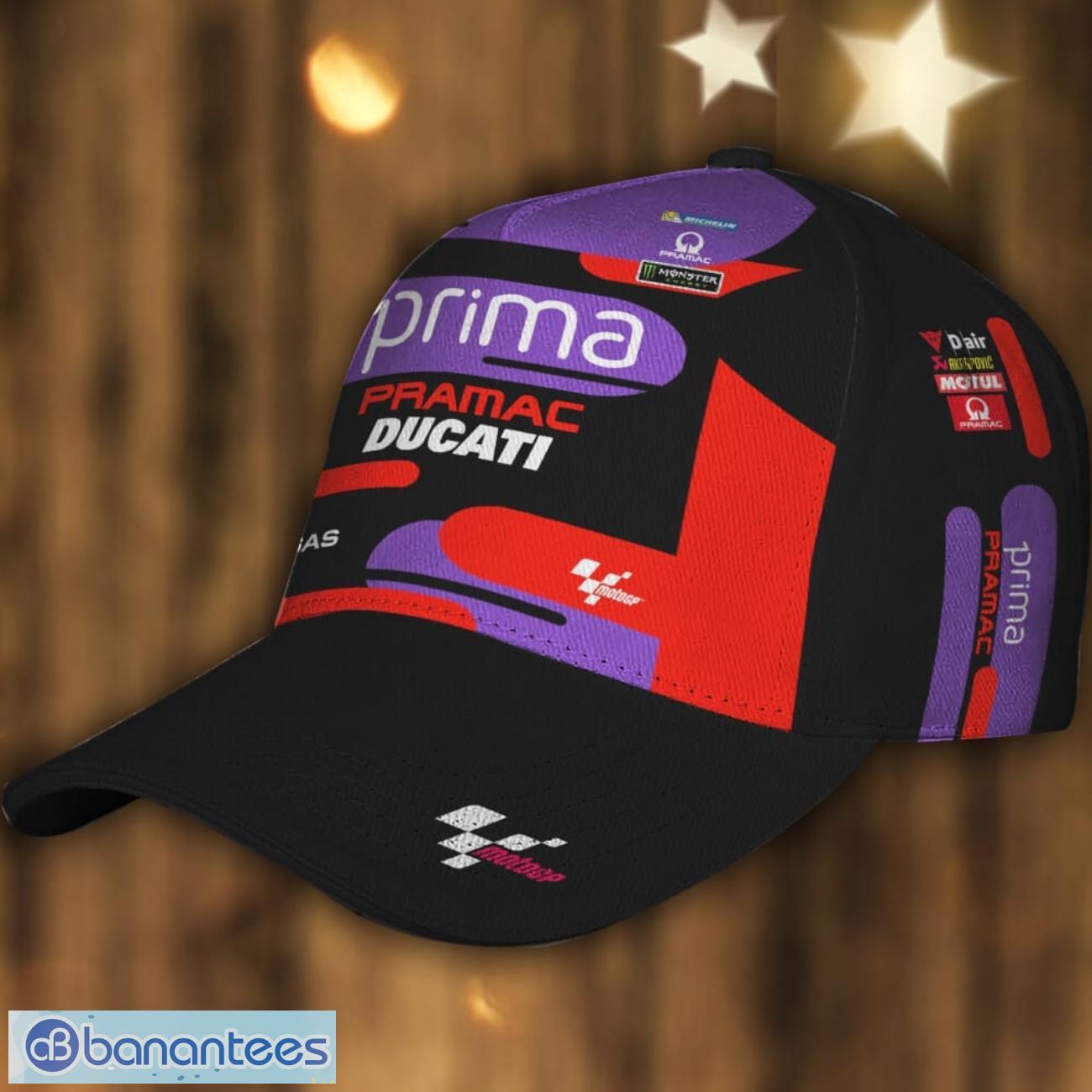 prima pramac racing 2024 3d printing cap new gift for fans fathers day gift 1 image Prima Pramac Racing 2024 3D Printing Cap New Gift For Fans Father's Day Gift Product Photo