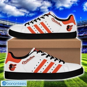 Baltimore Orioles Stan Smith Low Top Skate Shoes Vintage Striped Shoes Product Photo 3