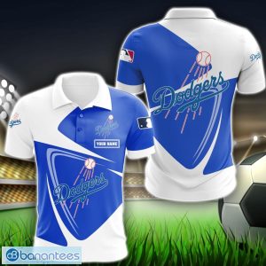 Los Angeles Dodgers Big Logo Team 3D Polo Shirt Sport Gift For Men Women Product Photo 1