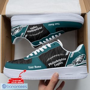 Philadelphia Eagles Custom Name 3D Air Force Shoes AF1 Shoes Personalized Sneakers For Fans Product Photo 3